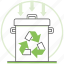 bin, center, ecology, nature, recycling, trashcan, waste 