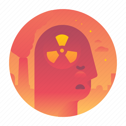 Danger, ecology, nuclear, thought icon - Download on Iconfinder