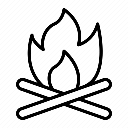 Burn, wood, campfire, bonfire icon - Download on Iconfinder