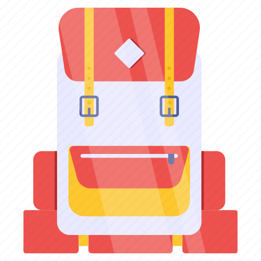 Backpack, knapsack, rucksack, haversack, baggage icon - Download on Iconfinder