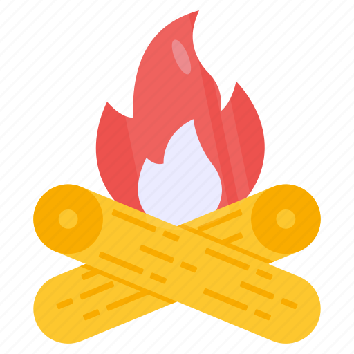 Campfire, bonfire, wood burning, ignition, fireside icon - Download on Iconfinder