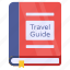 travel book, travel guide, guidebook, textbook, booklet 