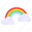 rainbow, color spectrum, fantasy, weather forecast, meteorology 