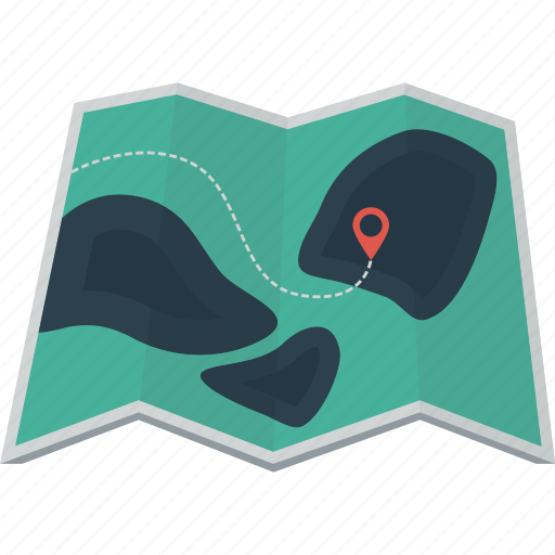 Direction, hike, location, locator, map, place, walk icon - Download on Iconfinder
