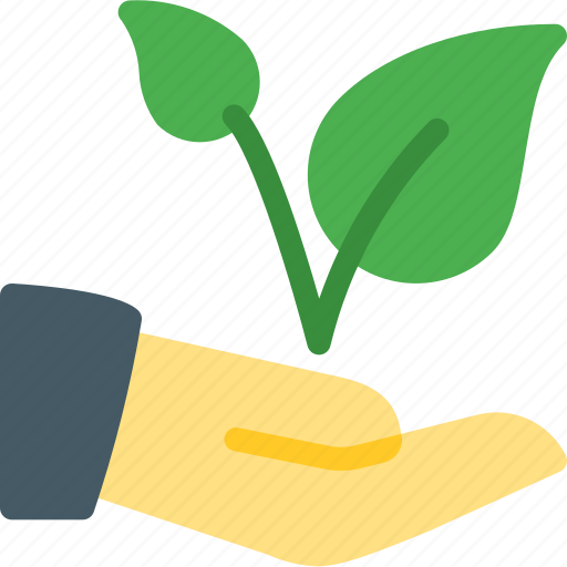 Conservation, hand, leaf, leaves, plant, stem, tree icon - Download on Iconfinder