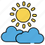 cloudy weather, partly cloudy, meteorology, mostly sunny day, cloudy day 