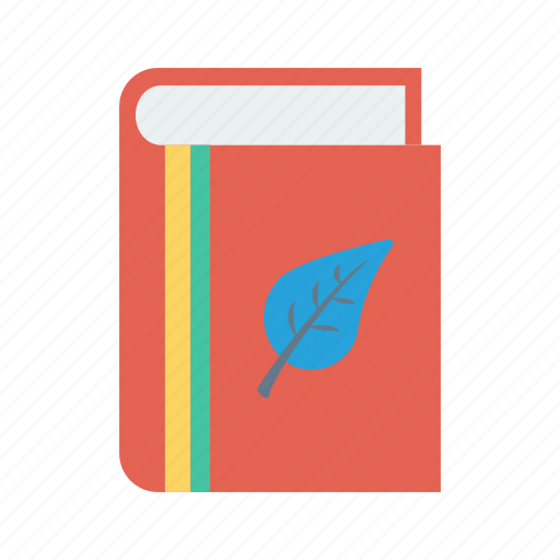 Book, education, knowledge, leaf, nature icon - Download on Iconfinder