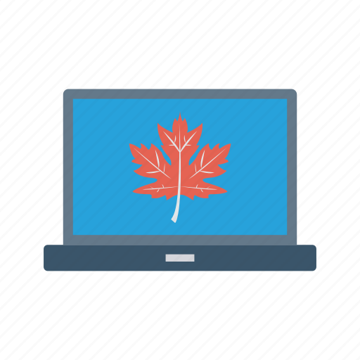 Device, laptop, leaf, leave, nature icon - Download on Iconfinder