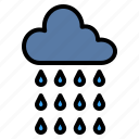 raindrop, rain, cloud, nature, raining, rainy, forecast, weather
