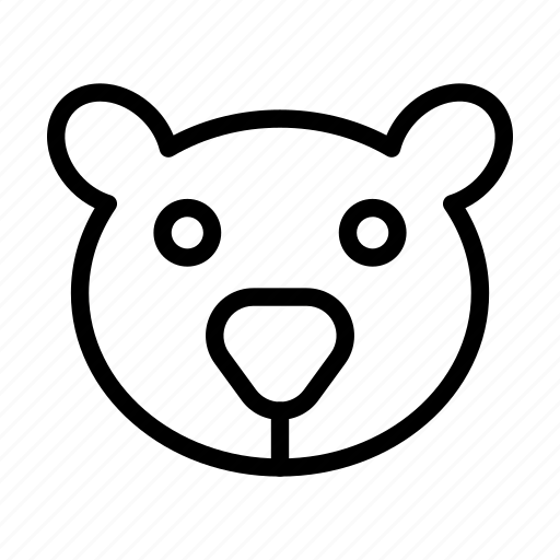 Bear, animal, zoo, teddy, wildlife icon - Download on Iconfinder