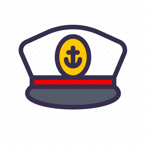 Captain, hat, nautical, sea, seaman icon - Download on Iconfinder