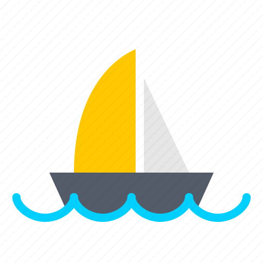 Boat, nautical, ocean, sail, sea, water icon - Download on Iconfinder