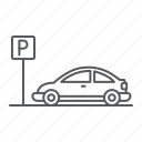 car, parking, navigation, transportation, vehicle, roadsign