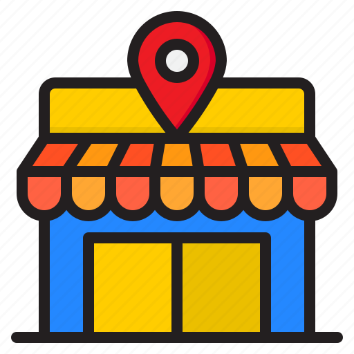 Store, location, nevigation, map, shopping icon - Download on Iconfinder