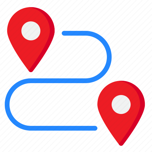 Direction, location, nevigation, map, route icon - Download on Iconfinder
