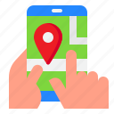 mobilephone, map, location, nevigation, smartphone