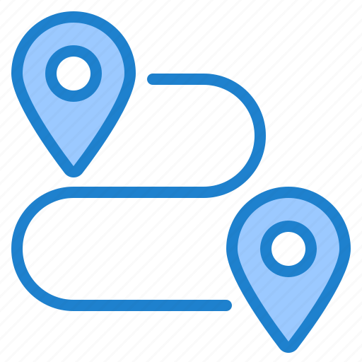 Direction, location, nevigation, map, route icon - Download on Iconfinder