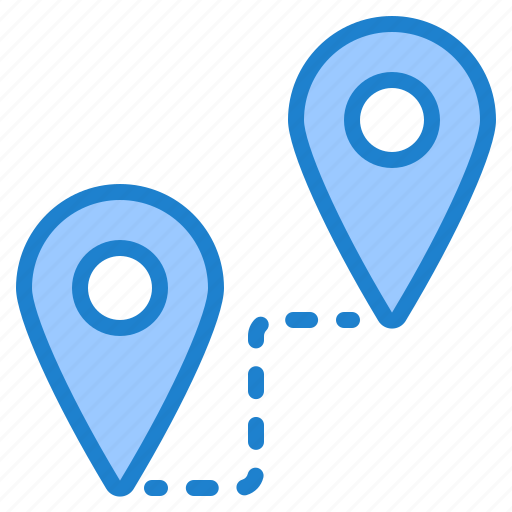 Direction, location, nevigation, map, route, 1 icon - Download on Iconfinder