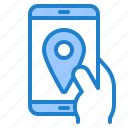 smartphone, location, nevigation, map, online