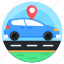 car location, cab location, car navigation, travel location, transport location 