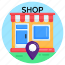 store location, shop location, shop navigation, marketplace location, shop