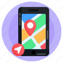 mobile location, mobile navigation, mobile map, online location, gps