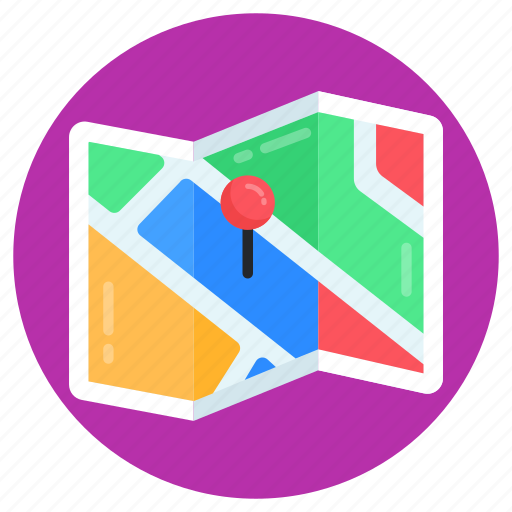 Map pin, gps, navigation, location map, pinned location icon - Download on Iconfinder