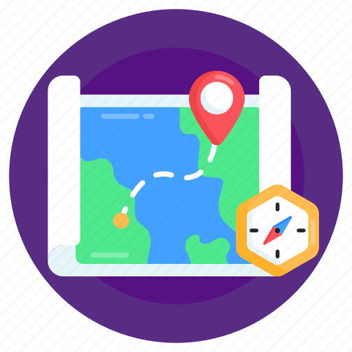 Map direction, map pin, map location, map pointer, gps icon - Download on Iconfinder