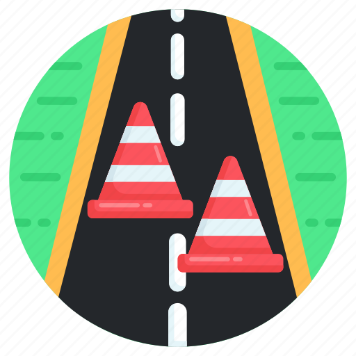 Construction cones, road cones, road barriers, traffic cones, road construction icon - Download on Iconfinder