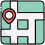 map, navigation, location, direction, gps, place, location-pin 