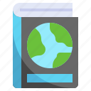 book, maps, location, text, earth, globe