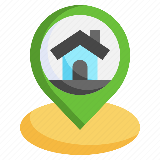 Home, address, maps, location, map, position icon - Download on Iconfinder