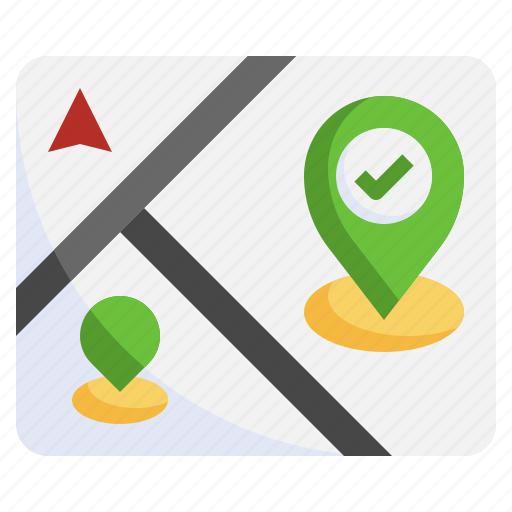 Map, gps, pin, location, position icon - Download on Iconfinder