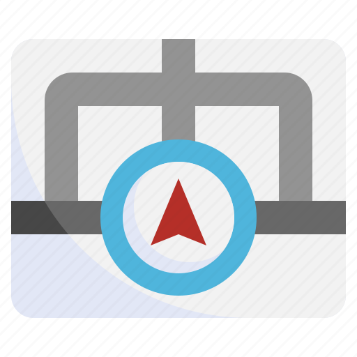 Navigation, maps, location, arrow, pointer, map icon - Download on Iconfinder