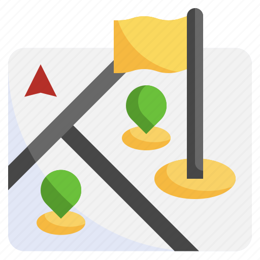 Route, maps, location, tracking, destination icon - Download on Iconfinder