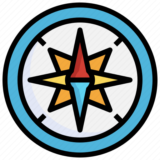 Compass, north, star, west, south icon - Download on Iconfinder