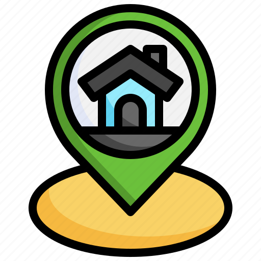 Home, address, maps, location, map, position icon - Download on Iconfinder