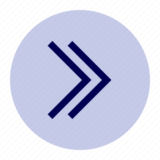 Chevron, double, right, swipe icon - Download on Iconfinder