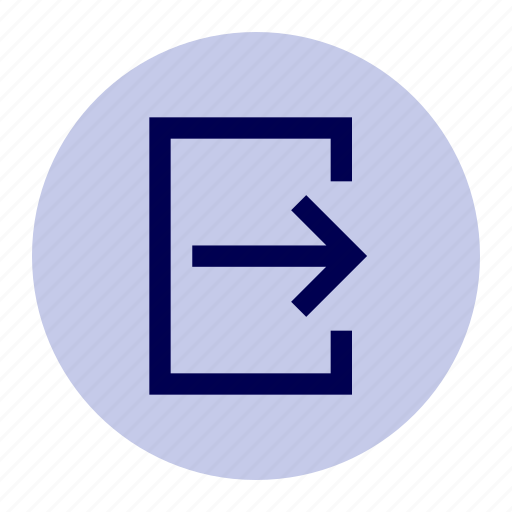 Exit, leave, logout icon - Download on Iconfinder