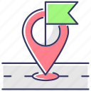 destination marker, destination marker icon, geotag, geotag icon, location, navigation, position