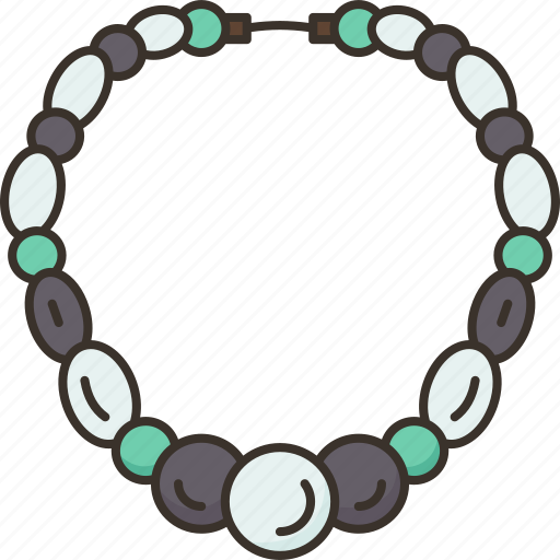 Graduated, pearls, necklace, luxury, beads icon - Download on Iconfinder