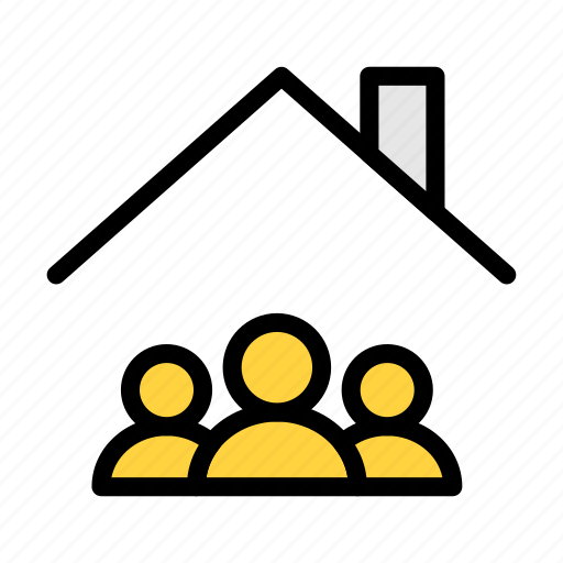 Neighborhood, people, community, house, living icon - Download on Iconfinder