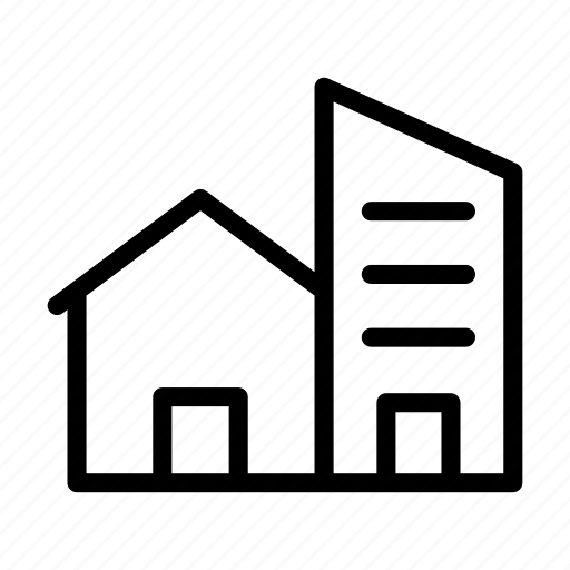 Neighborhood, realestate, house, home, building icon - Download on Iconfinder