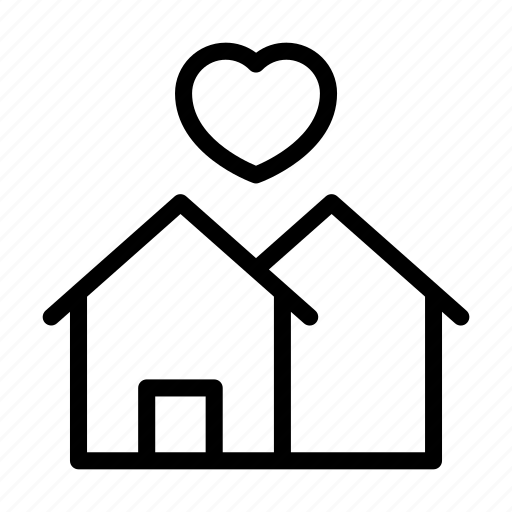Love, neighborhood, care, house, closeness icon - Download on Iconfinder