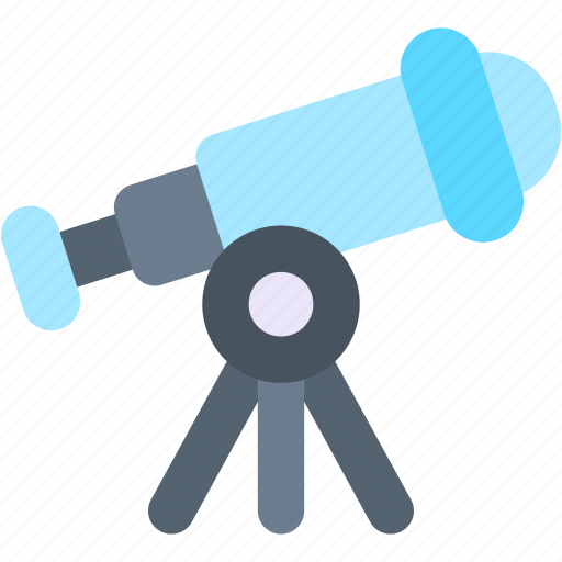 Telescope, astronomy, science, education, observation, stand icon - Download on Iconfinder