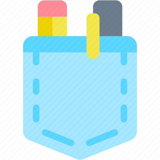 Pocket, pen, tools, and, utensils, pencil, edit icon - Download on Iconfinder