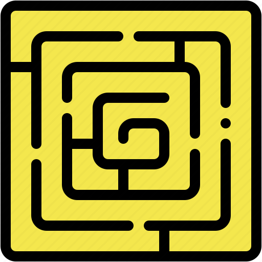 Maze, puzzle, complexity, labyrinth, complex, solution icon - Download on Iconfinder