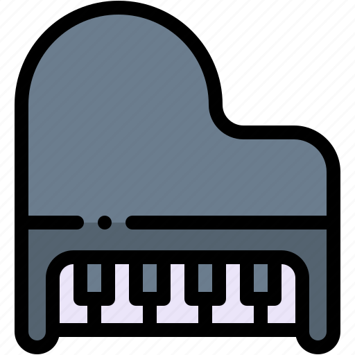 Piano, keyboard, grand, orchestra, music, and, multimedia icon - Download on Iconfinder