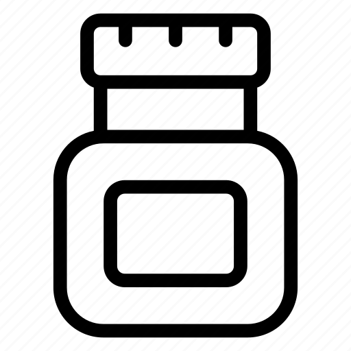 Medicine jar, pills jar, medication, pharmaceutical, remedy icon - Download on Iconfinder