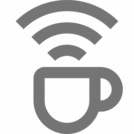 Coffee, signal, beverage, tea, communication, connection, network icon - Download on Iconfinder